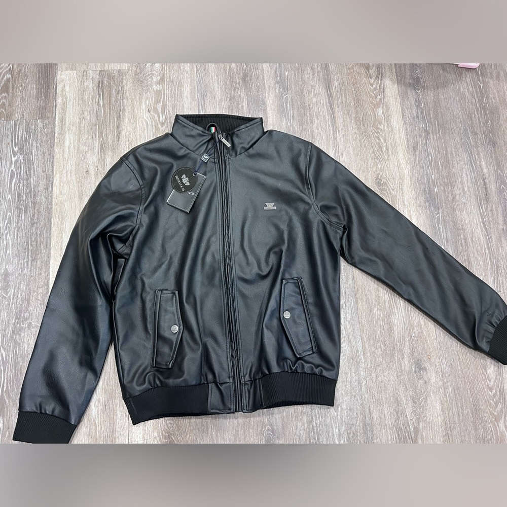 NWT Men’s Emporio & Co. Leather Jacket